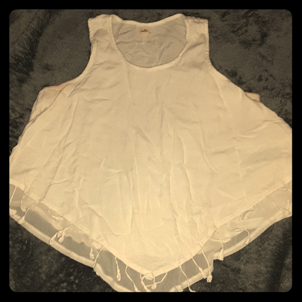 Crochet bottomed Tank top